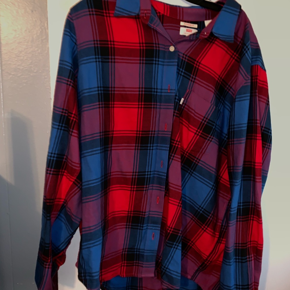 Brand new boyfriend fit flannel by levi